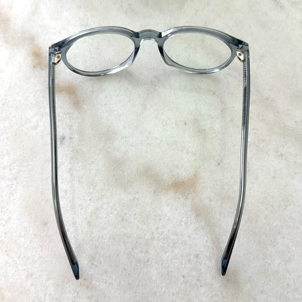 Warby Parker Watts 371 Pacific Crystal Eyeglasses Frames 49-18-145 With Case